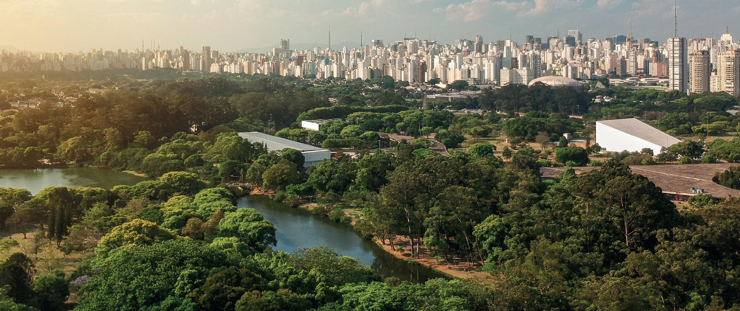 Onde o Parque Ibirapuera amplia seus horizontes. 